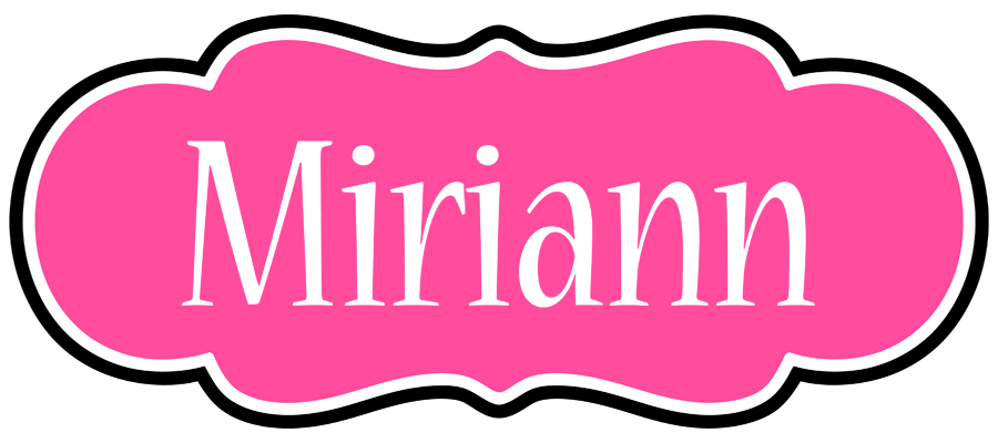 Miriann invitation logo
