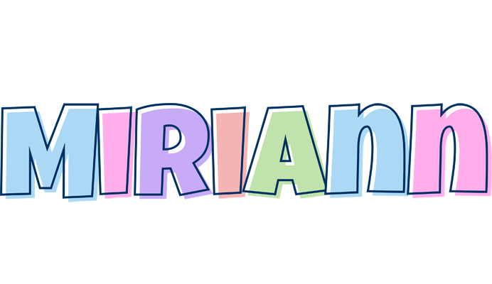 Miriann pastel logo