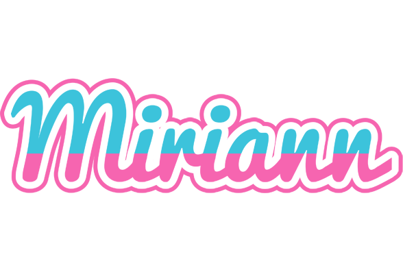 Miriann woman logo