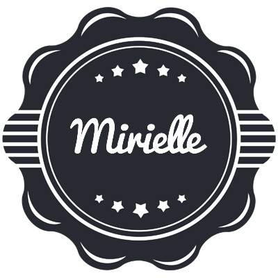 Mirielle badge logo