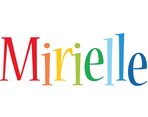 Mirielle birthday logo