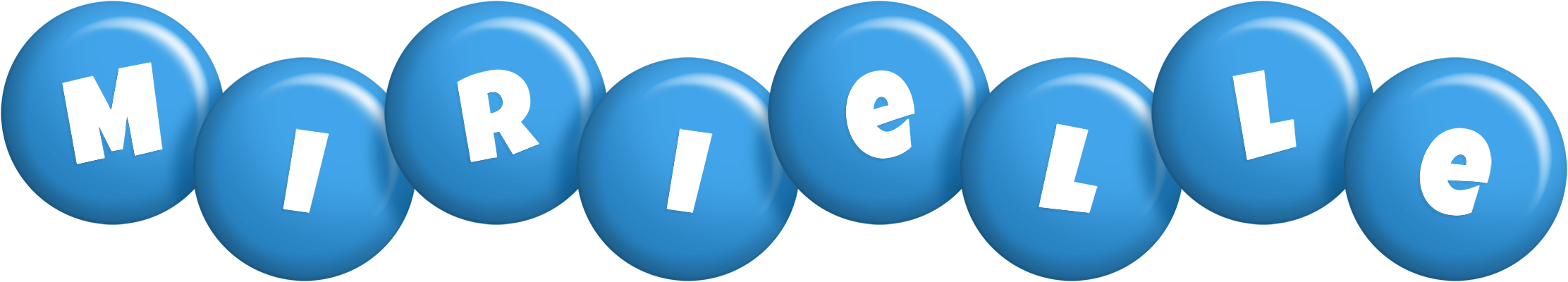 Mirielle candy-blue logo
