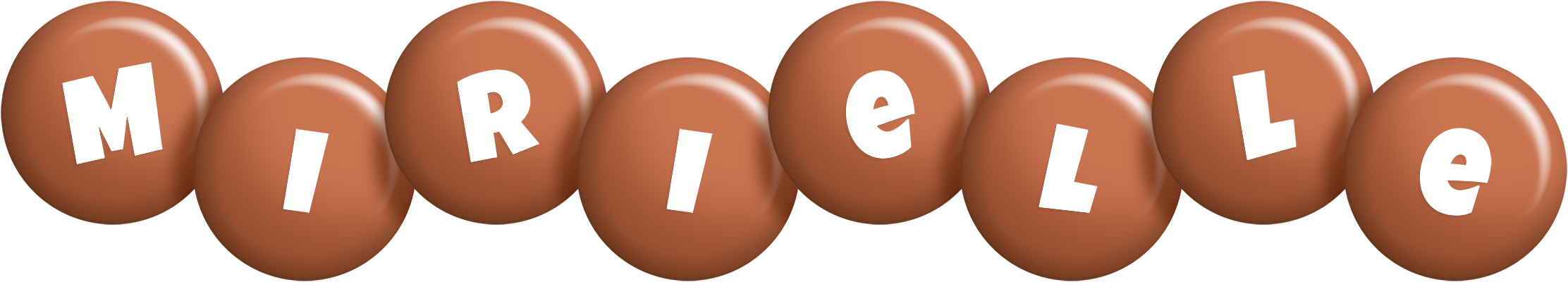 Mirielle candy-brown logo