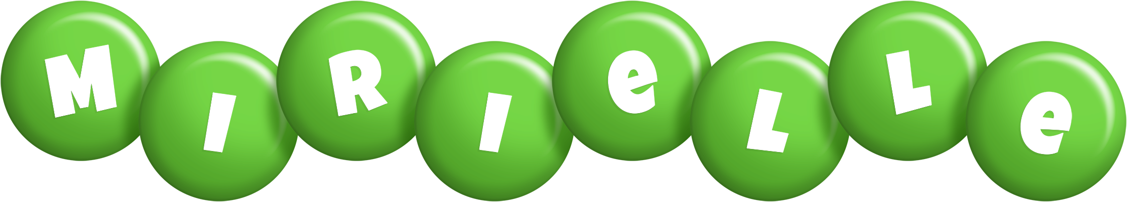 Mirielle candy-green logo