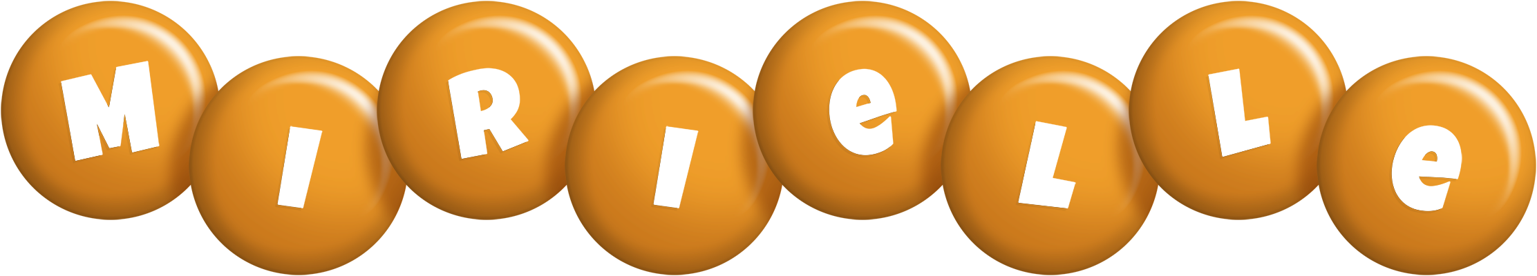 Mirielle candy-orange logo