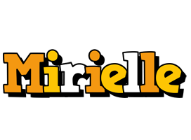 Mirielle cartoon logo