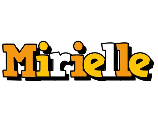 Mirielle cartoon logo