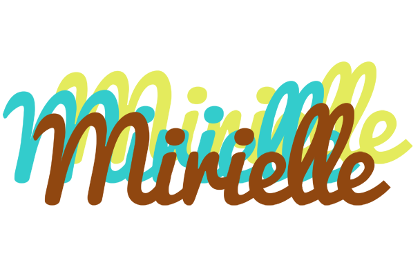 Mirielle cupcake logo
