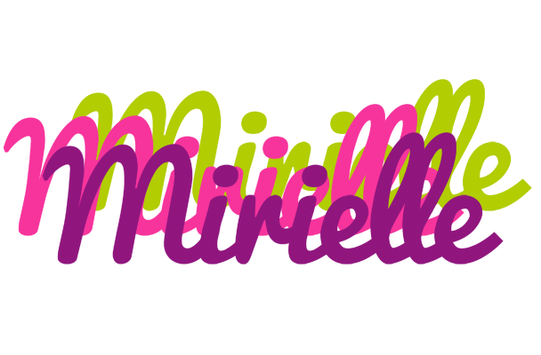 Mirielle flowers logo
