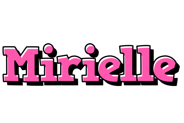Mirielle girlish logo