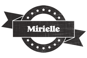 Mirielle grunge logo