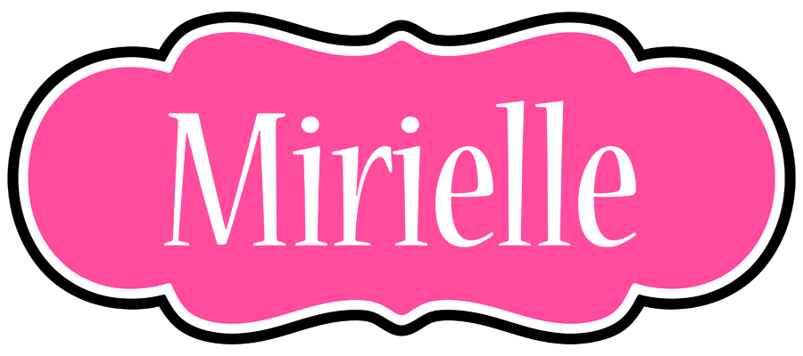 Mirielle invitation logo