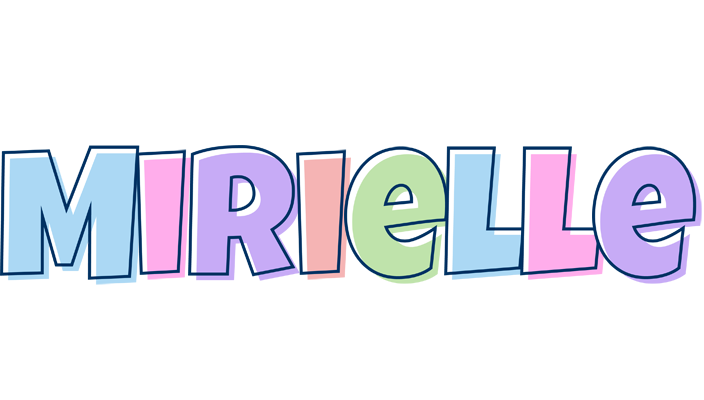 Mirielle pastel logo