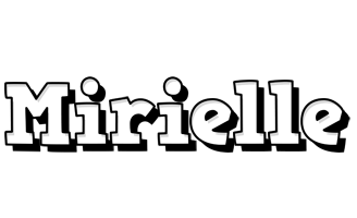 Mirielle snowing logo