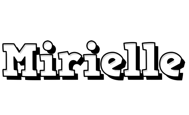 Mirielle snowing logo