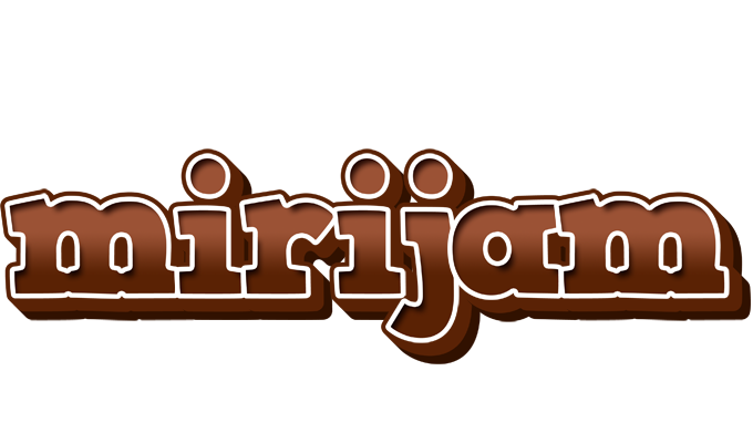 Mirijam brownie logo