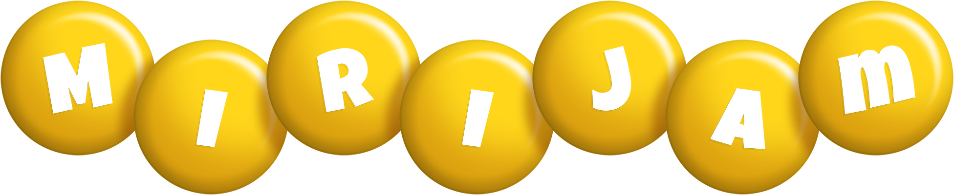Mirijam candy-yellow logo