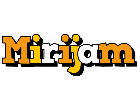 Mirijam cartoon logo