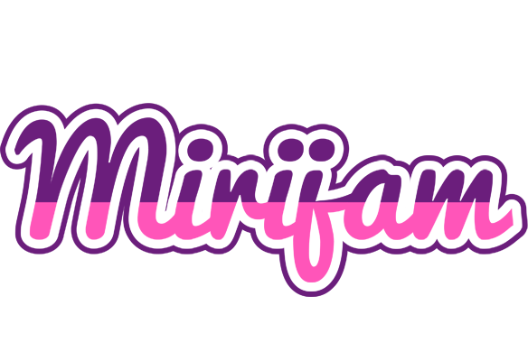 Mirijam cheerful logo