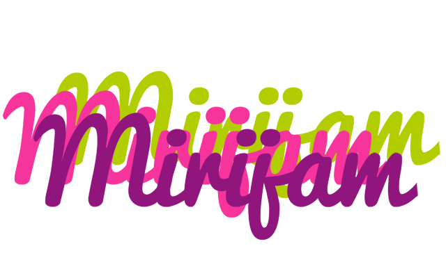 Mirijam flowers logo