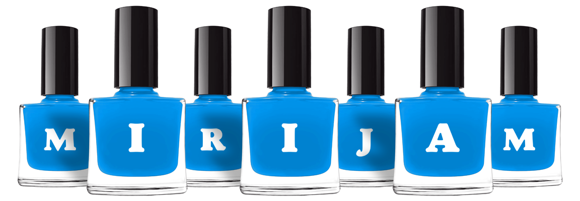 Mirijam glossy logo