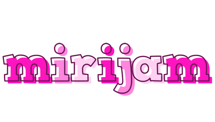 Mirijam hello logo