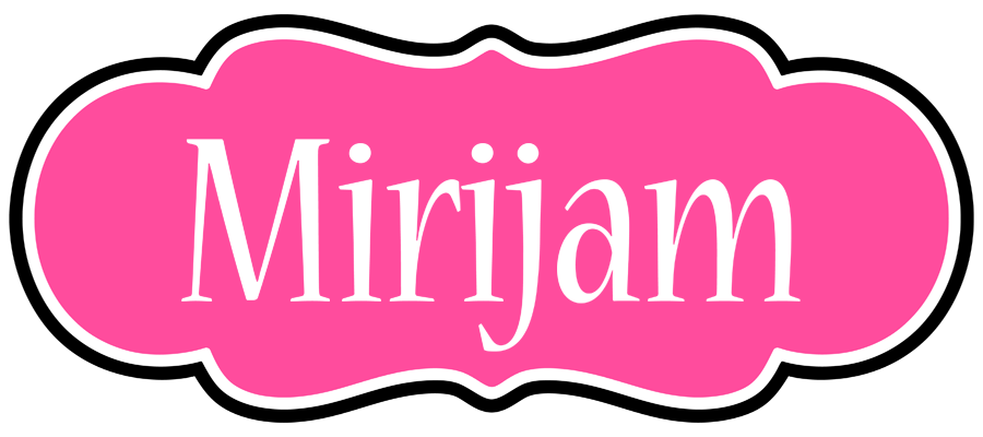Mirijam invitation logo