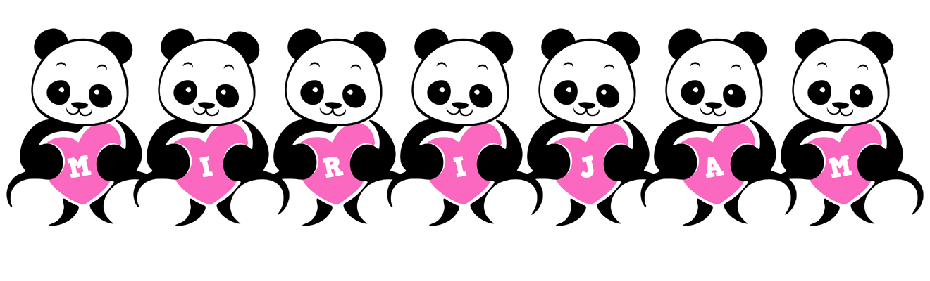 Mirijam love-panda logo