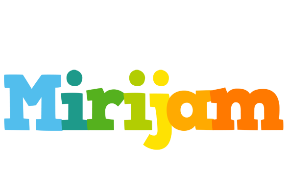 Mirijam rainbows logo