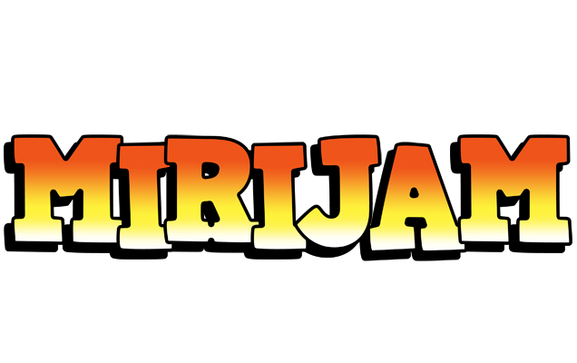 Mirijam sunset logo