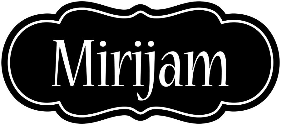 Mirijam welcome logo
