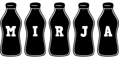 Mirja bottle logo