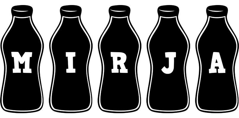 Mirja bottle logo