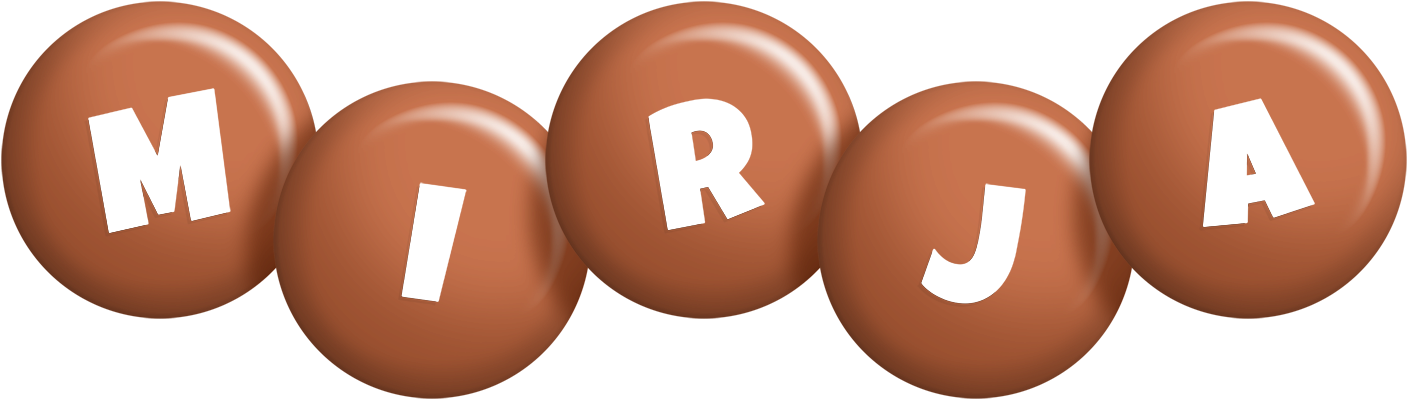 Mirja candy-brown logo