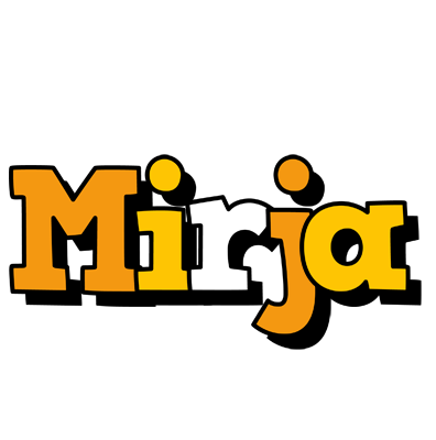 Mirja cartoon logo