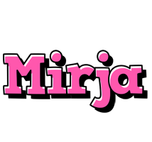 Mirja girlish logo