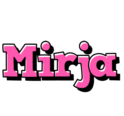 Mirja girlish logo