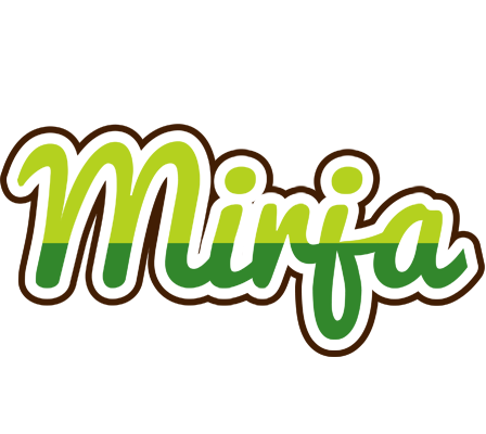 Mirja golfing logo