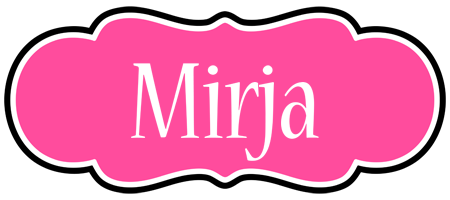 Mirja invitation logo