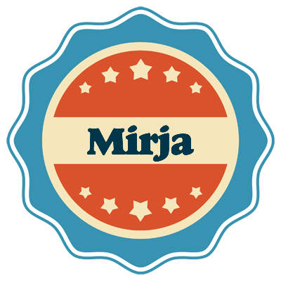 Mirja labels logo
