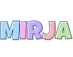 Mirja pastel logo