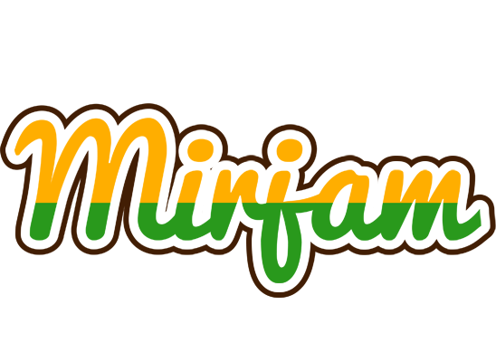 Mirjam banana logo