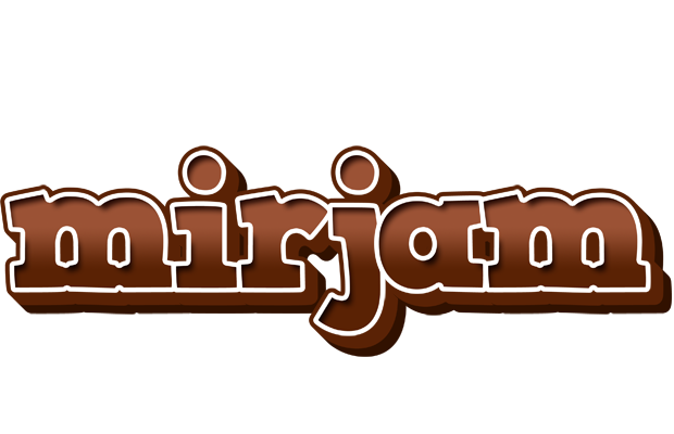 Mirjam brownie logo