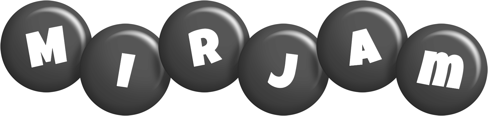 Mirjam candy-black logo