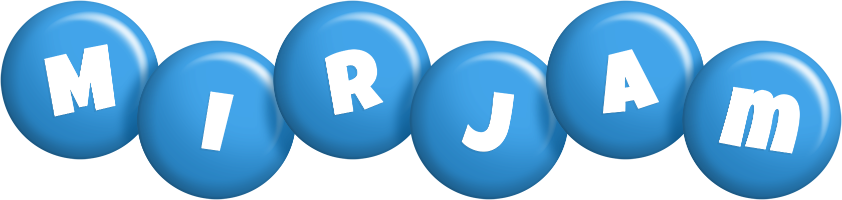 Mirjam candy-blue logo