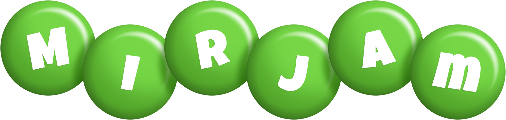 Mirjam candy-green logo