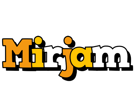 Mirjam cartoon logo