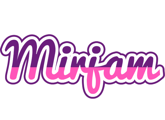 Mirjam cheerful logo