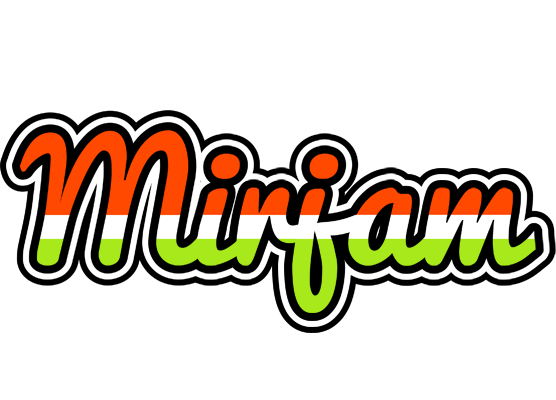 Mirjam exotic logo
