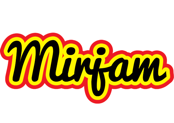 Mirjam flaming logo